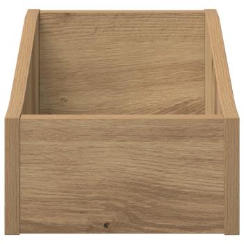 LP Plattenbox 2 stk. Artisan-Eiche 23 x 33 x 16 cm