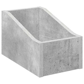 LP Plattenbox 2 stk. Betongrau 18 x 32 x 18 cm Holzwerkstoff