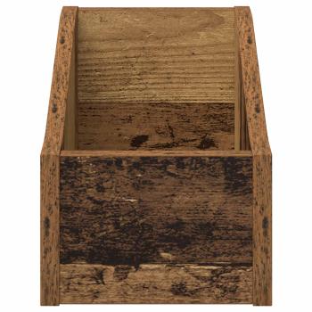 LP Plattenbox 2 stk. Altholz 18 x 32 x 18 cm Holzwerkstoff