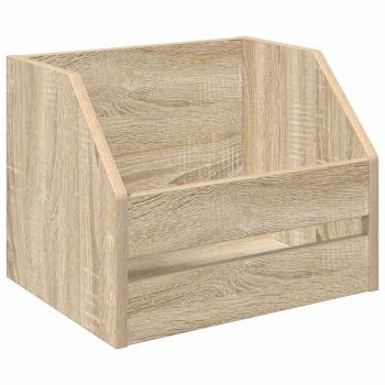 Vinyl Album Box Sonoma-Eiche 38 x 30 x 29 cm Holzwerkstoff