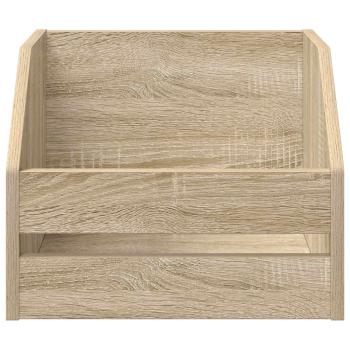 Vinyl Album Box Sonoma-Eiche 38 x 30 x 29 cm Holzwerkstoff