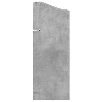 Schallplattenschrank Betongrau 36 x 36 x 95,5 cm Holzwerkstoff