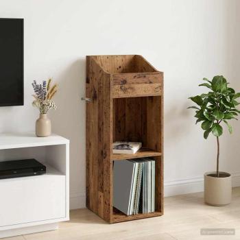 ARDEBO.de - Schallplattenschrank Altholz 36 x 36 x 95,5 cm Holzwerkstoff