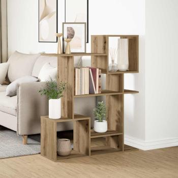 Raumteiler-Bücherregal Artisan-Eiche 92x29x112 cm Holzwerkstoff