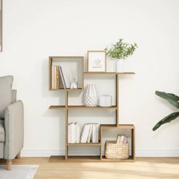 Raumteiler-Bücherregal Artisan-Eiche 92x29x112 cm Holzwerkstoff