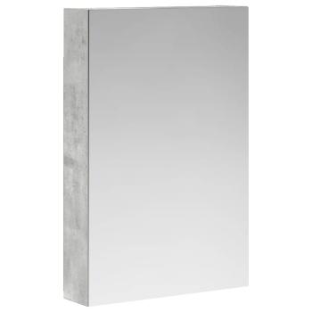 Badezimmerspiegelschrank Beton Grau 40 x 10,5 x 60,5 cm