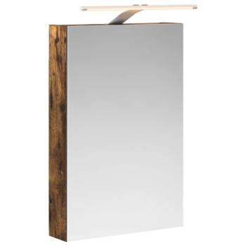 Badezimmerspiegelschrank Geräucherte Eiche 40 x 10,5 x 60,5 cm