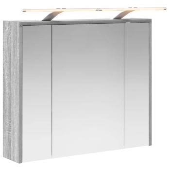 Badezimmerspiegelschrank Sonoma-Grau 73,5 x 16 x 62,5 cm