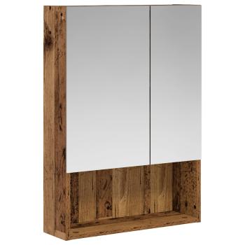 Badezimmerspiegelschrank Altholz 50 x 14,5 x 70 cm