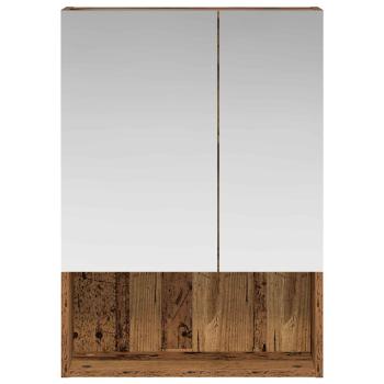 Badezimmerspiegelschrank Altholz 50 x 14,5 x 70 cm