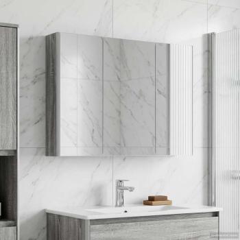 ARDEBO.de - Badezimmerspiegelschrank Graues Sonoma 103,5 x 15,5 x 70 cm