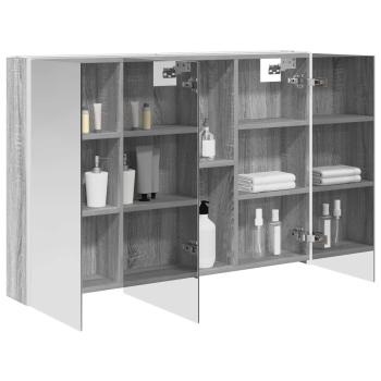 Badezimmerspiegelschrank Graues Sonoma 103,5 x 15,5 x 70 cm