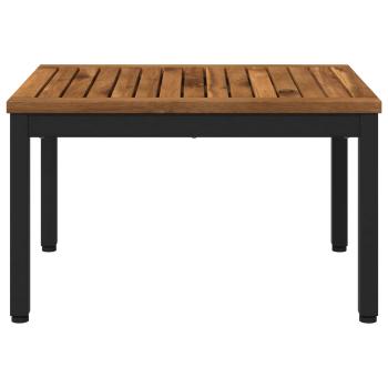 Couchtisch Natürlich und Schwarz 49 x 60,5 x 36 cm