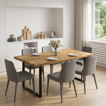 ARDEBO.de - Rechteckige Tischplatte 140 x 60 x 3,2 cm Rechteckig