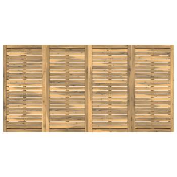 Gartentisch Weiß 196 x 100,5 x 75 cm Massivholz Akazie
