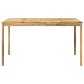 Gartenbar-Tisch Weiß 196 x 100 x 105 cm Massivholz Akazie