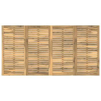Gartenbar-Tisch Weiß 196 x 100 x 105 cm Massivholz Akazie