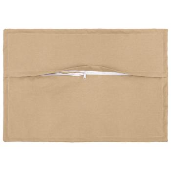 Kissen 2 stk. HOUTEN Creme 50 x 80 cm Kunstleinen