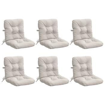 6-teiliges Hochlehner Kissenset VIANEN 100 % Polyester Weiß