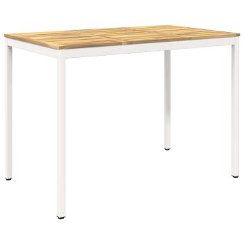 Gartenbar-Tisch NAARDEN Weiß 147 x 88,5 x 105 cm