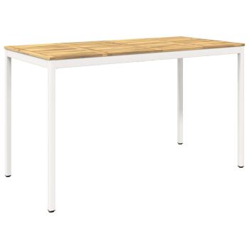 Gartenbar-Tisch NAARDEN Wei? 180 x 88,5 x 105 cm