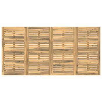 Gartenbar-Tisch NAARDEN Wei? 180 x 88,5 x 105 cm
