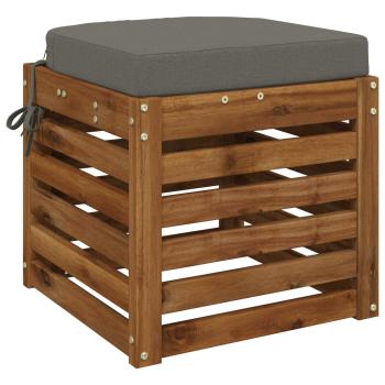 1-teiliges Sitzkissen SOEST 100 % Polyester Grau 45 x 45 x 7 cm