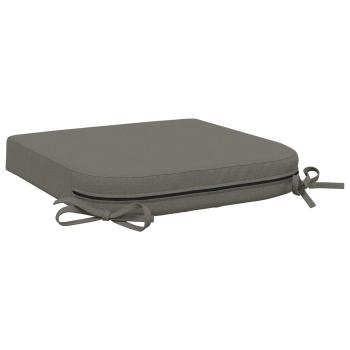1-teiliges Sitzkissen SOEST 100 % Polyester Grau 45 x 45 x 7 cm