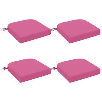 4-teilige Sitzkissen SOEST 4 stk. 100 % Polyester Rosa