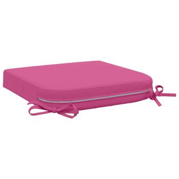 4-teilige Sitzkissen SOEST 4 stk. 100 % Polyester Rosa