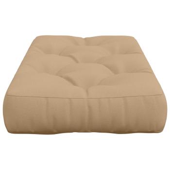 Pallet Sitzkissen VIANEN 100 % Polyester Sand 120 x 50 x 12 cm