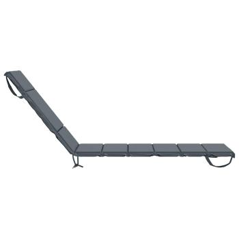 Sonnenliege Kissen GEMERT 100 % Polyester Blau 200 x 50 x 3 cm