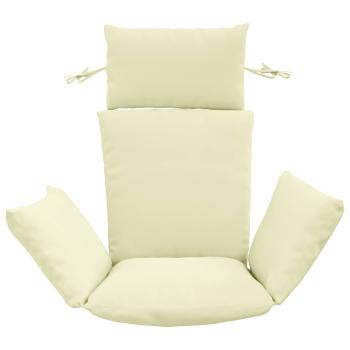 Adirondack Kissen PUTTEN 100 % Polyester Creme 60 x 145 x 10 cm