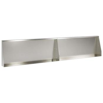 Stützmauer 8 stk. 300 x 100 x 40 cm Edelstahl Silber