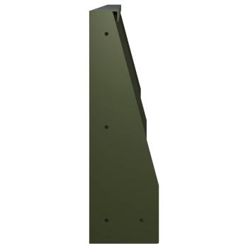 Stützmauer 6 stk. 60 x 12 x 40 cm Stahl Olivgrün