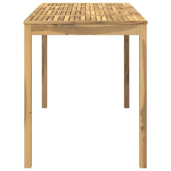 Gartenbar-Tisch Weiß gewaschen 180 x 88,5 x 105 cm