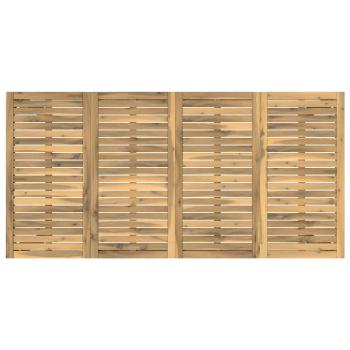 Gartenbar-Tisch Weiß gewaschen 180 x 88,5 x 105 cm