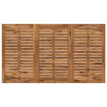 Gartenbar-Tisch Natur 141 x 80,5 x 105 cm Massivholz Akazie