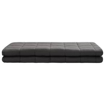 Gewichtsdecke Anthrazit 200 x 200 cm 9 kg Stoff