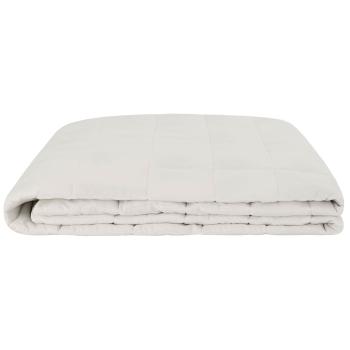 Gewichtsdecke Weiß 200 x 220 cm 9 kg Stoff