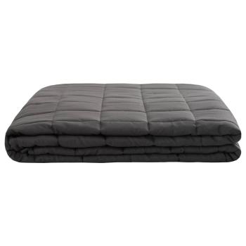Gewichtsdecke Anthrazit 150 x 200 cm 7 kg Stoff