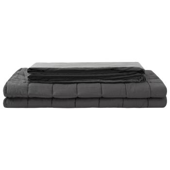 Gewichtsdecke Anthrazit 200 x 230 cm 9 kg Stoff