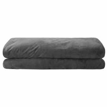 Gewichtsdecke Anthrazit 200 x 220 cm 9 kg Stoff
