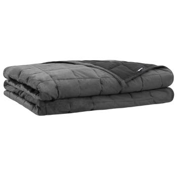 Gewichtsdecke Anthrazit 122 x 183 cm 9 kg Stoff