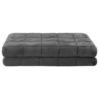 Gewichtsdecke Anthrazit 155 x 220 cm 11 kg Stoff