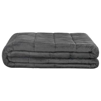 Gewichtsdecke Anthrazit 220 x 240 cm 11 kg Stoff