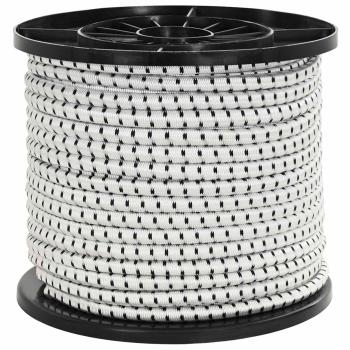 Bungee-Schnüre 80 mm Schwarz und Weiß PP und Gummi