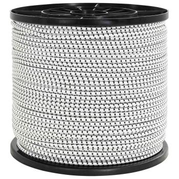 Bungee-Schnüre 4 mm Schwarz und Weiß PP und Gummi