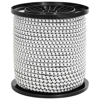 Bungee-Schnüre 60 mm Schwarz und Weiß PP und Gummi
