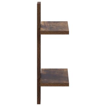 Wandregal Räuchereiche 30 x 13,5 x 43 cm Holzwerkstoff